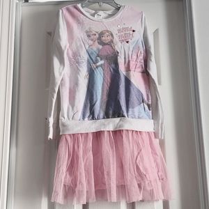Girls size 6x Frozen shirt dress
